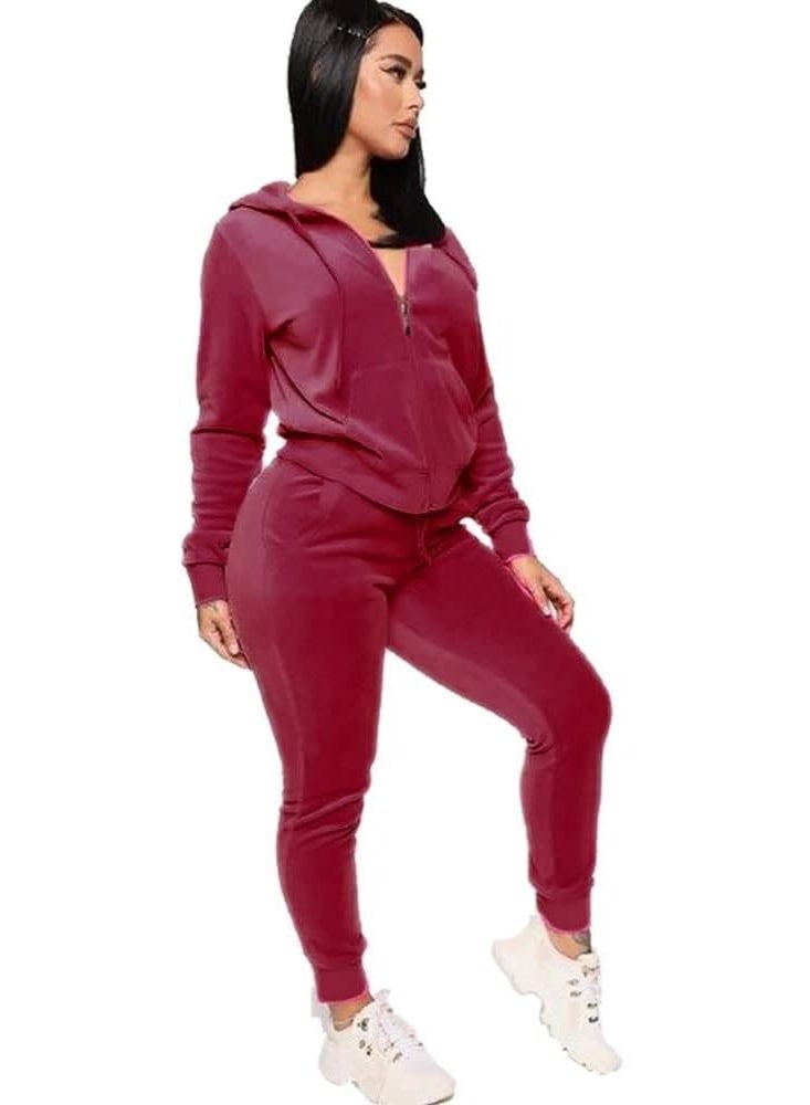 Women's velvet pajamas